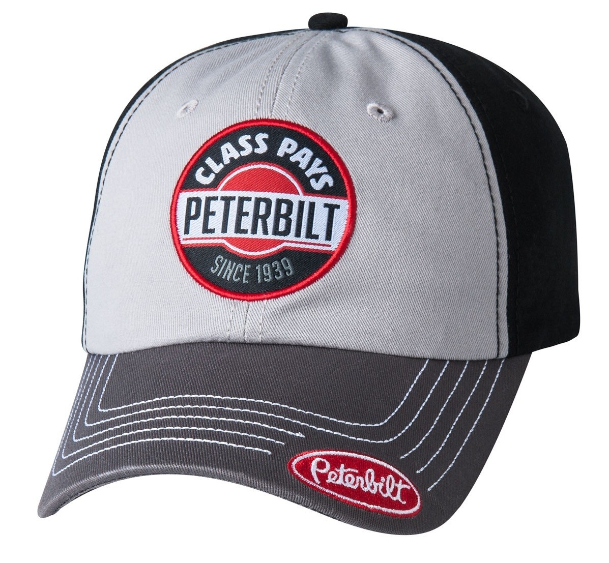 Peterbilt Unstructured twill Khaki Cap NEW Adjustable Hat 