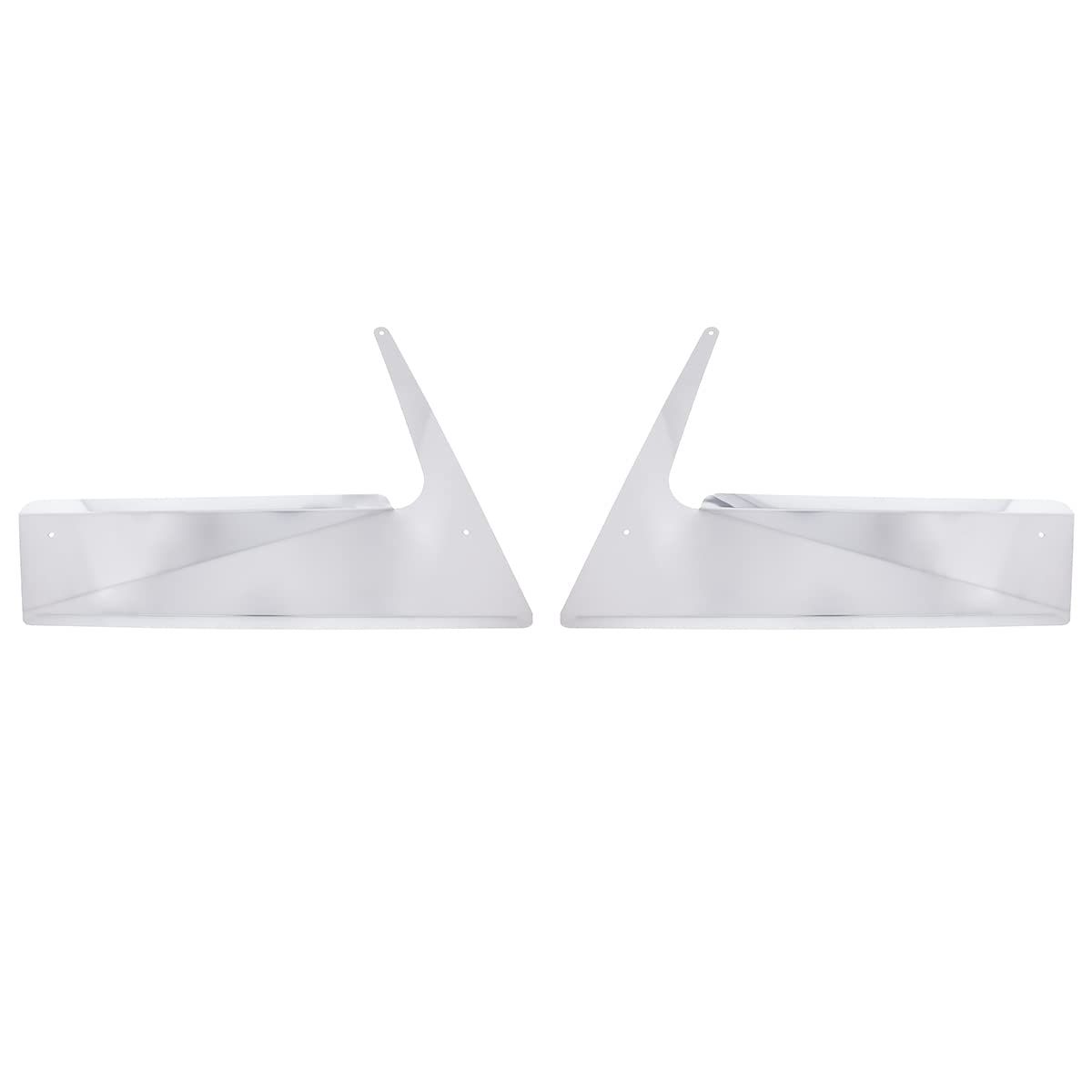United Pacific Stainless Steel Under Headlight Fender Guards for