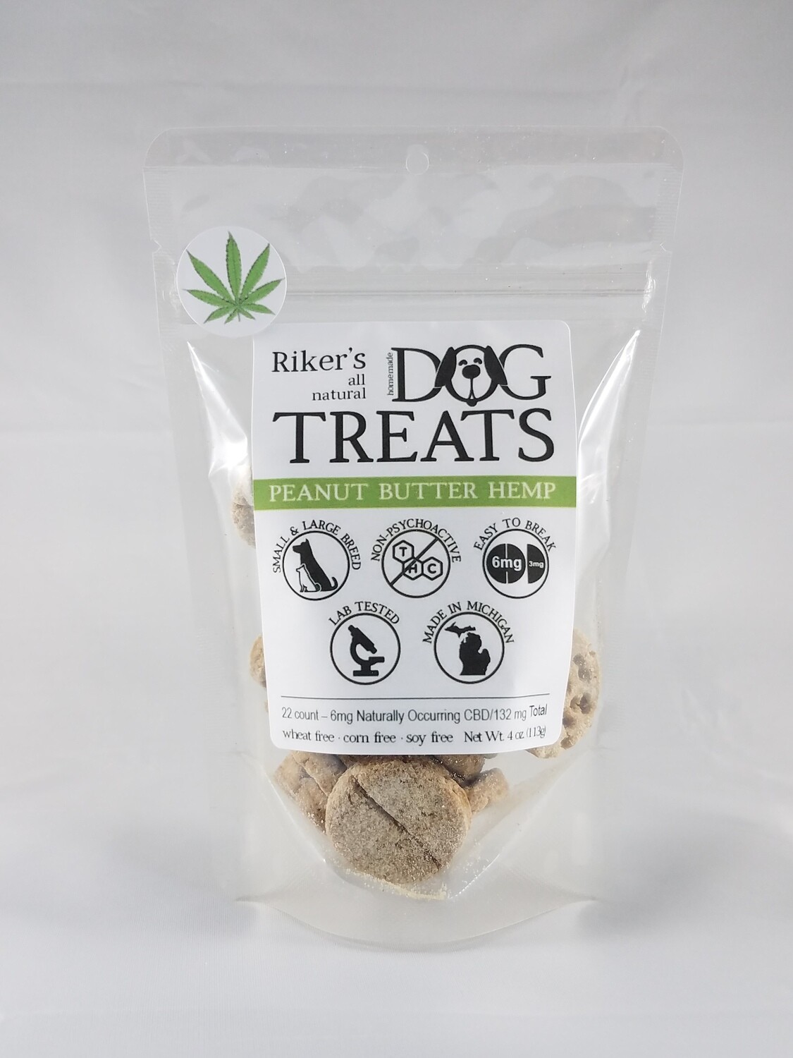 Peanut Butter Hemp Bites (132MG Naturally Occurring CBD)
