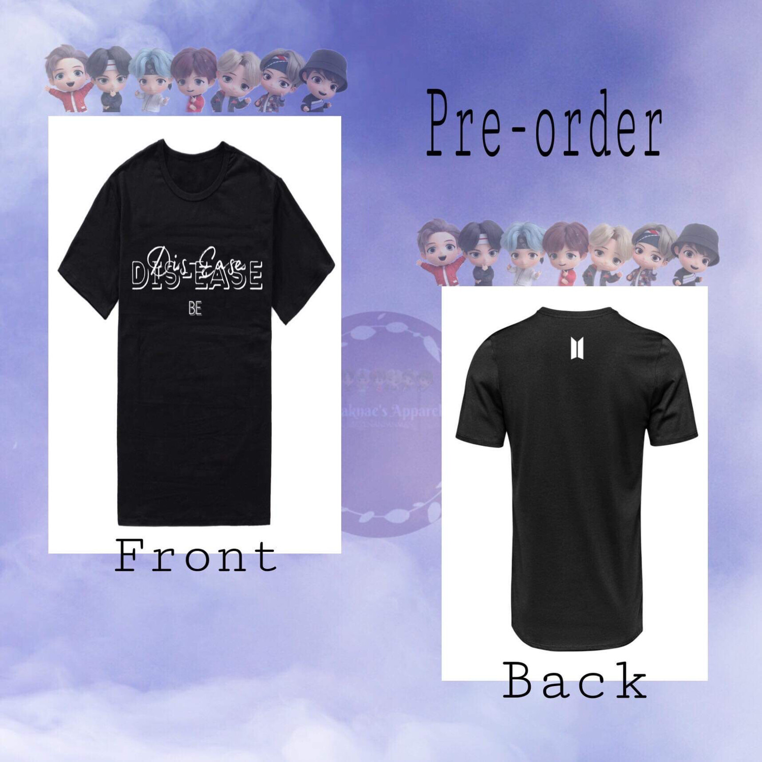 [Pre-order] BTS track inspired Tshirt