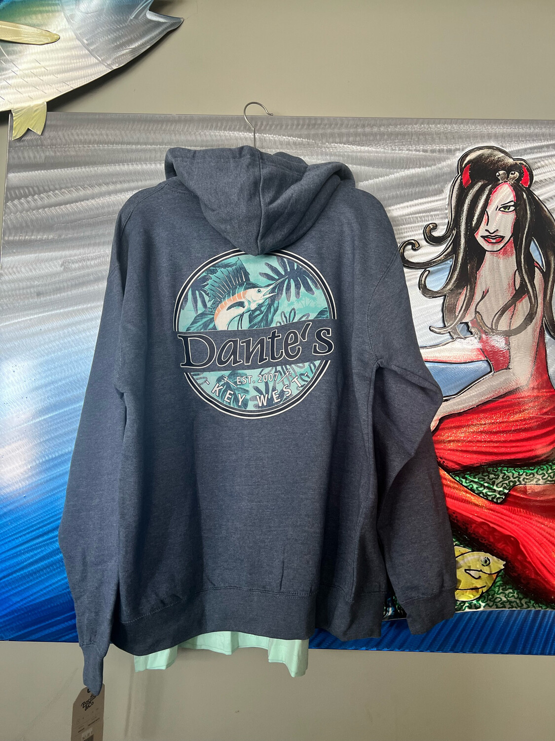 Dante's Unisex Medium Weight Zip-up Hoodie