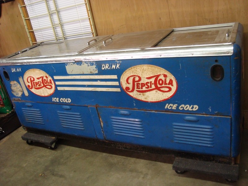 All original double Pepsi cooler ( VERY RARE)
