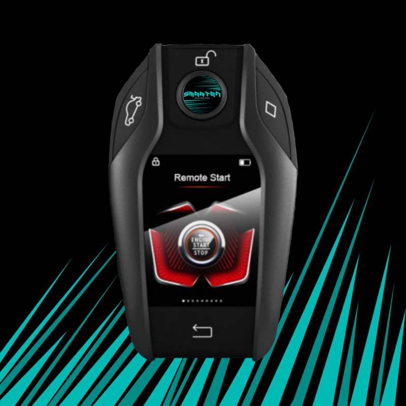 Smart touch LCD universal car key- fits all cars with push button start