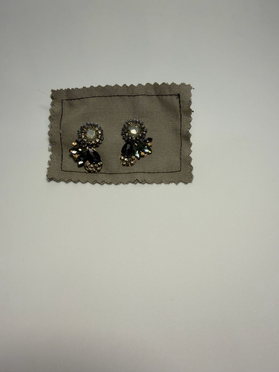 Brincos com brilhantes 