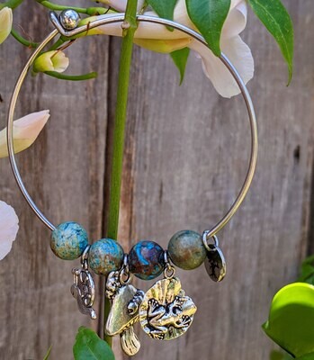 Enchanted Garden Bangle Bracelet
