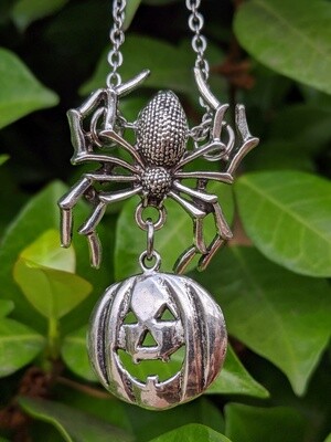 Halloween Spider Necklace