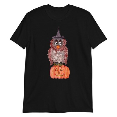 Halloween Cottage Vintage Owl T-Shirt