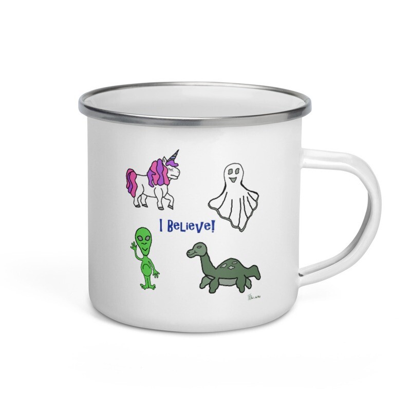 I Believe! Enamel Mug
