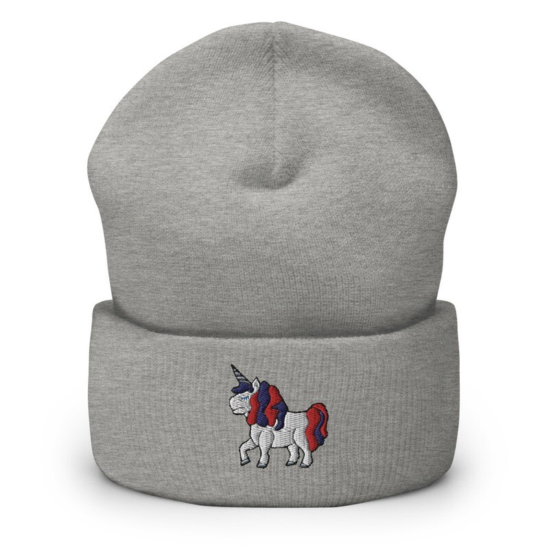 Unicorn Cuffed Beanie