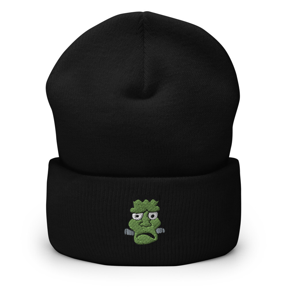 Frank Cuffed Beanie, Color: Black