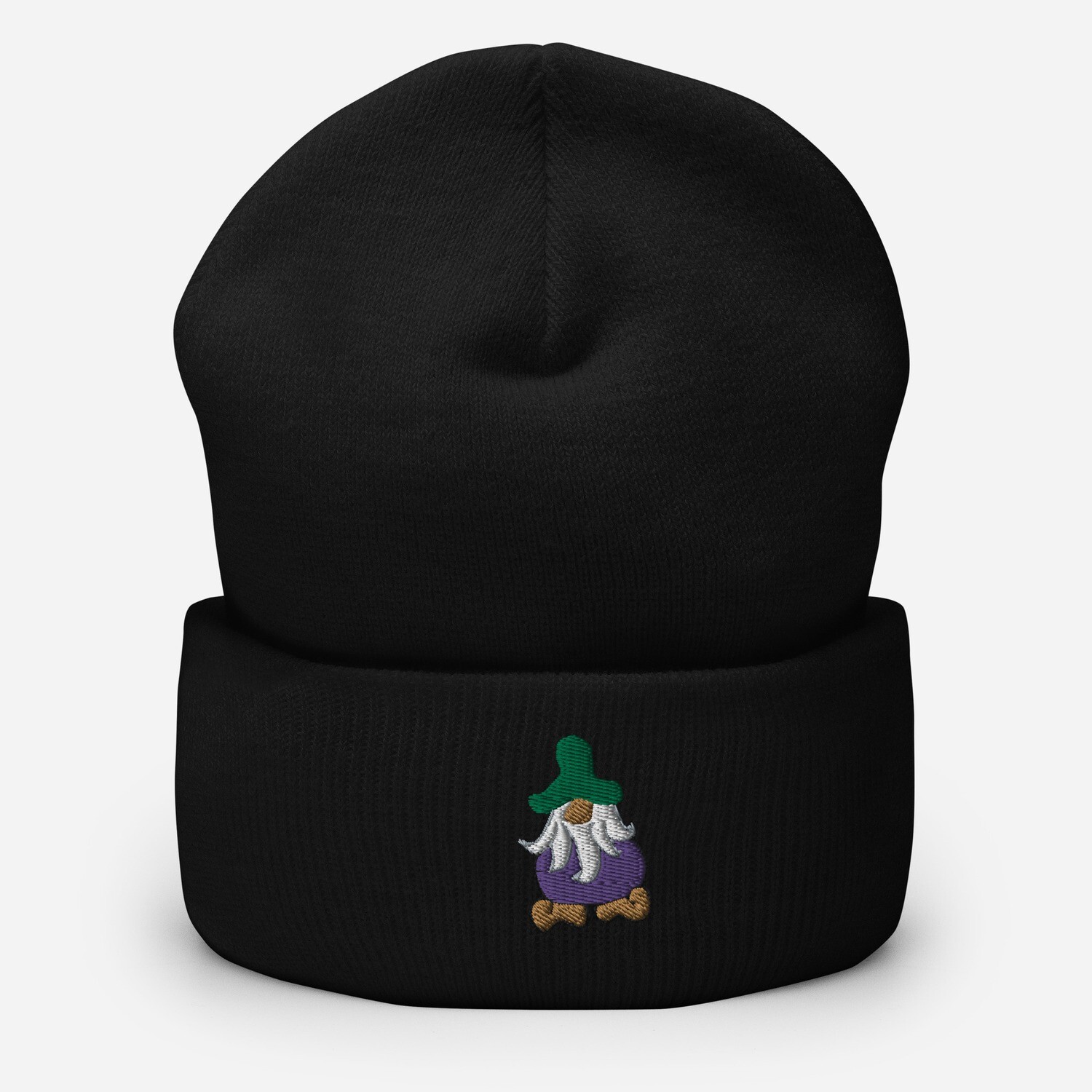 Gnome Cuffed Beanie, Color: Black
