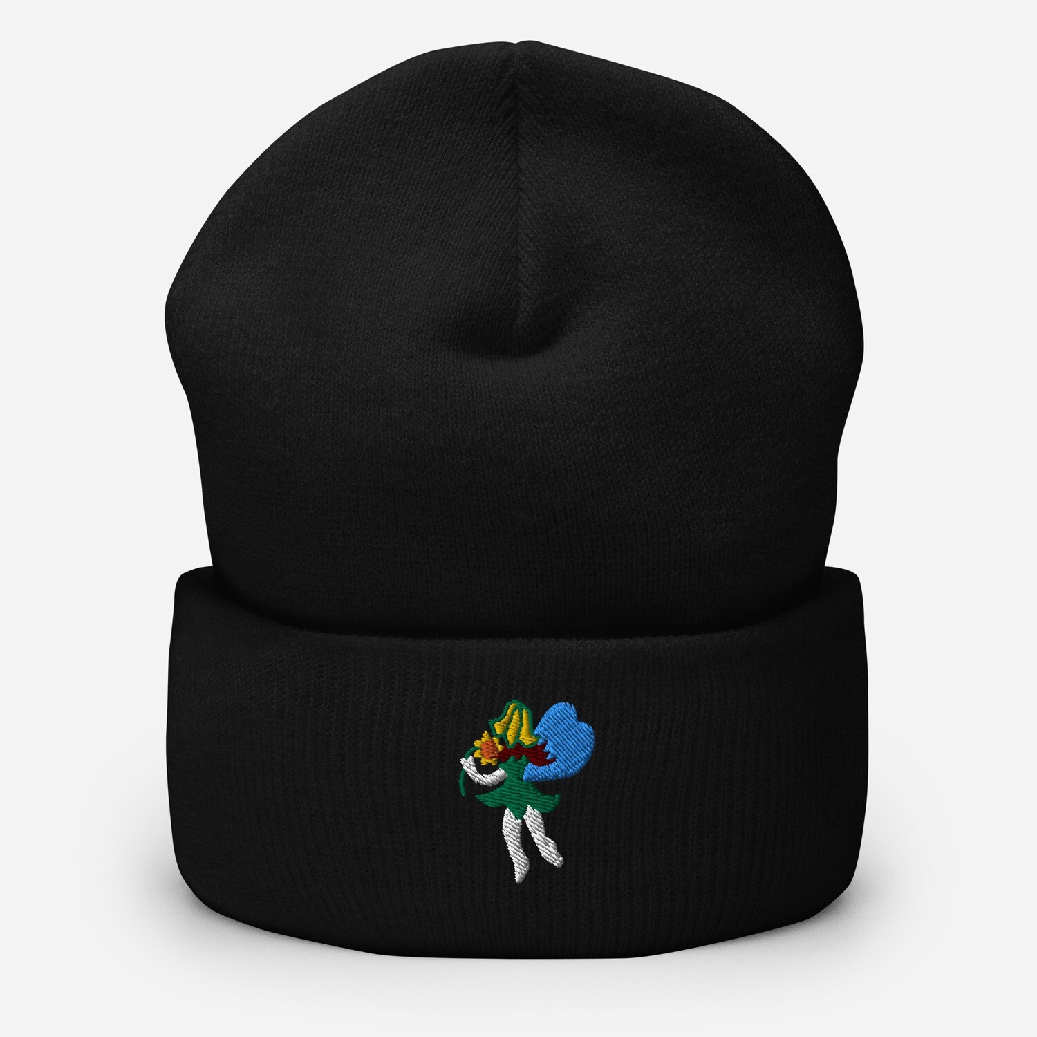 Fairy Cuffed Beanie, Color: Black