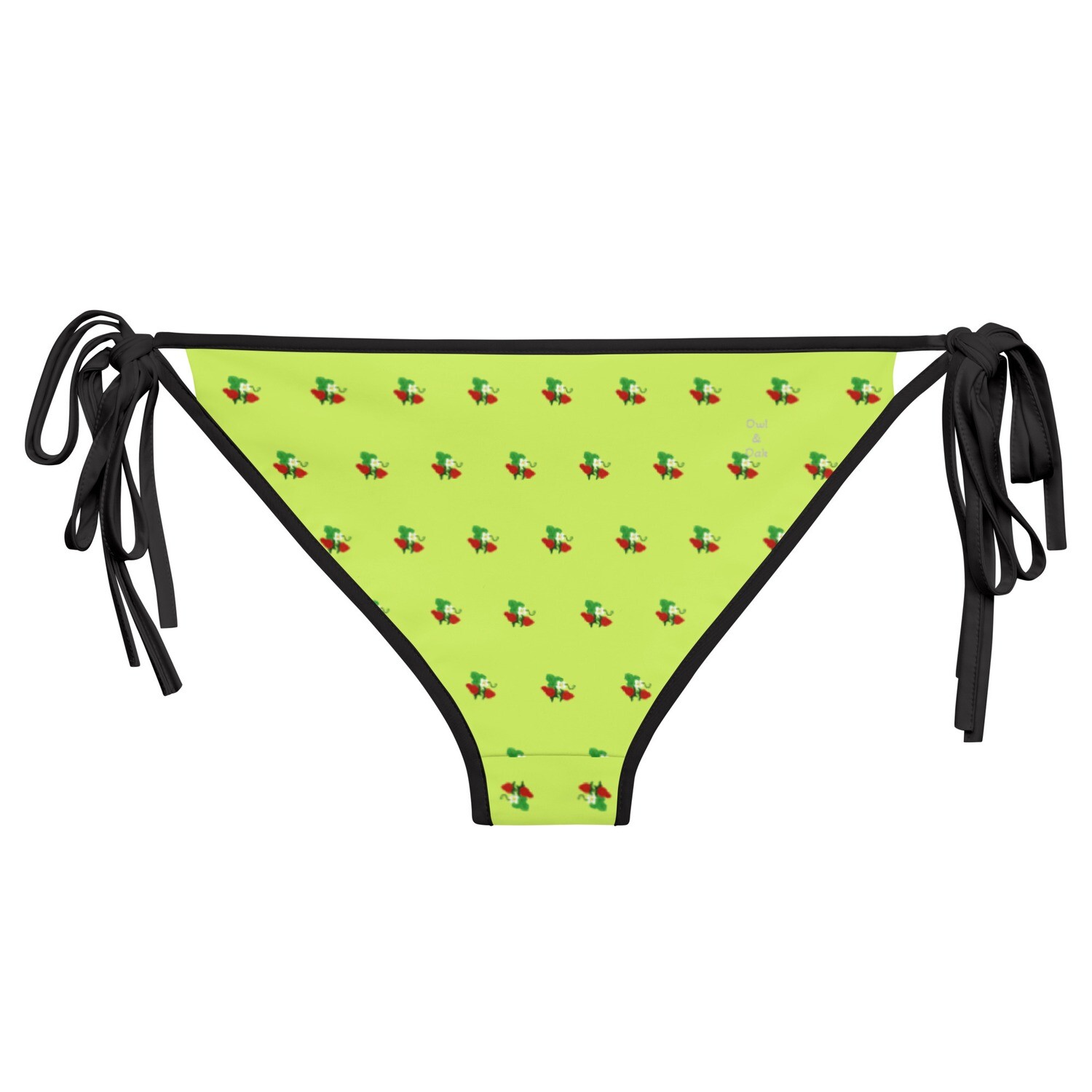 Strawberries and Froggies Bikini Bottom