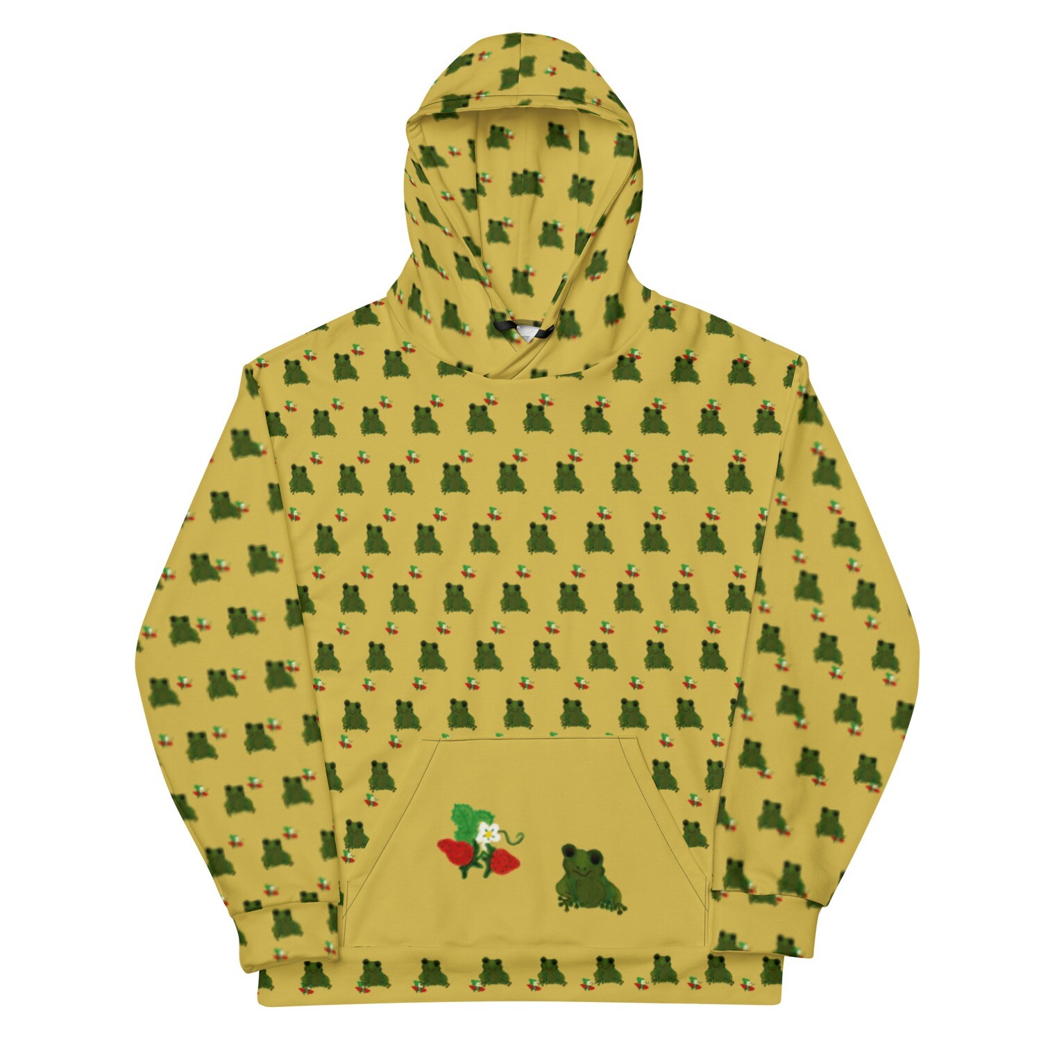 Frogs and Strawberries  Hoodie