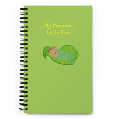 Precious Little One Dot Spiral notebook