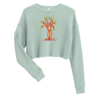 Tree Goddess Crop Sweatshirt