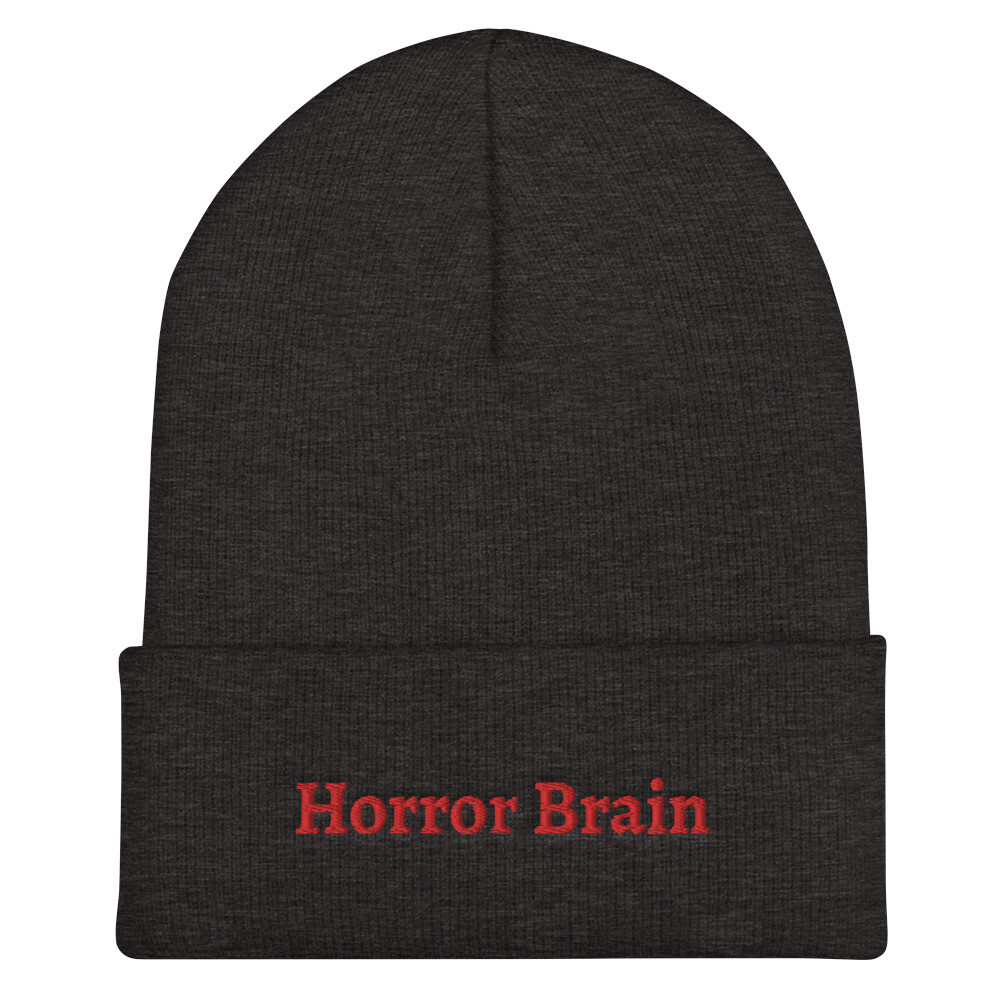 Horror Brain Cuffed Beanie