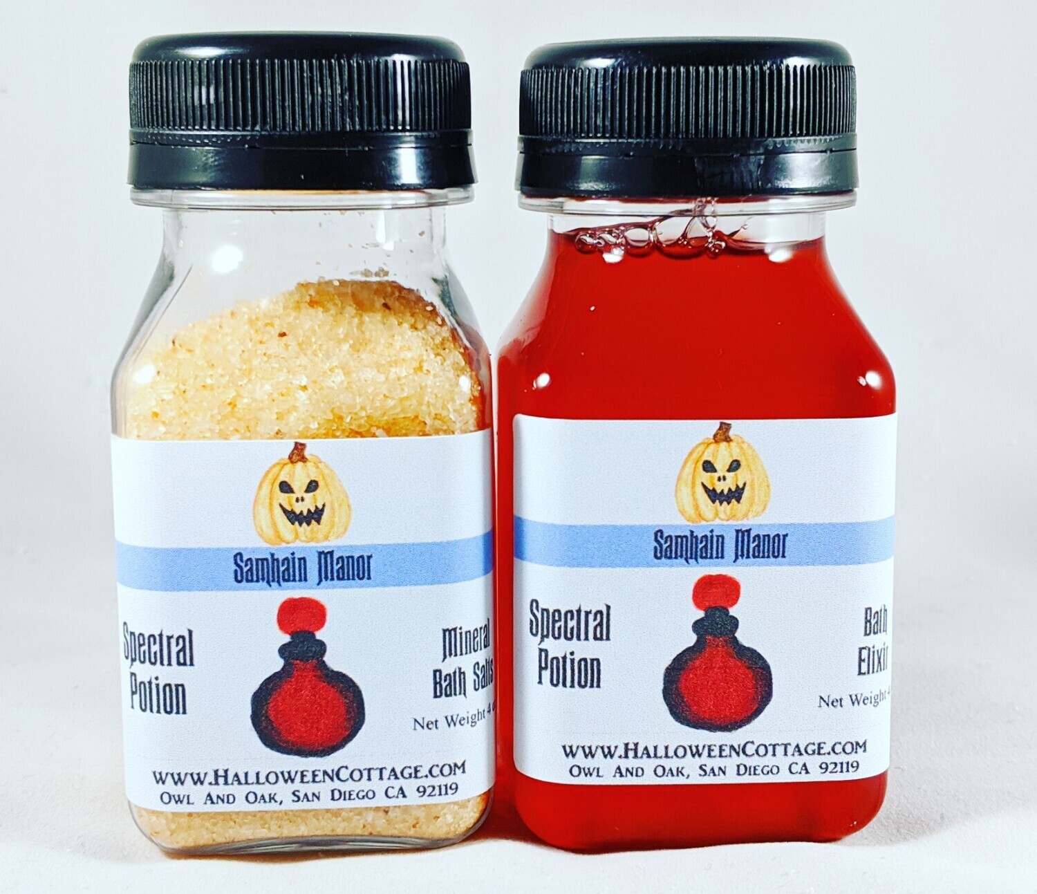 Bath Elixir and Mineral Bath Salts Collections, Scent: Spectral Potion