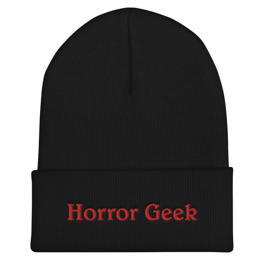 Horror Geek Cuffed Beanie, Color: Black