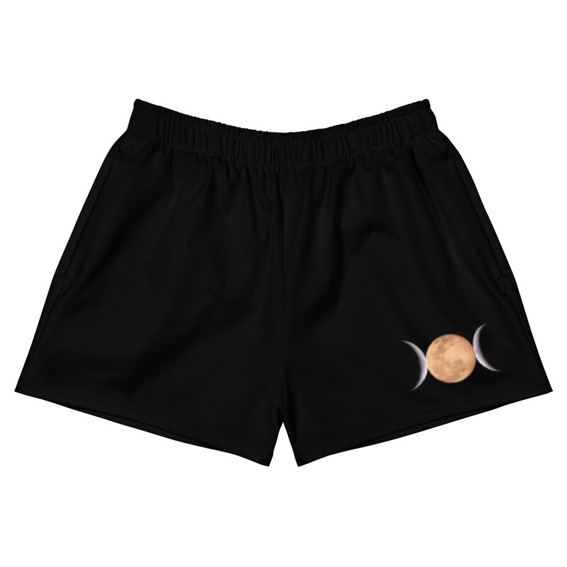 Moon Goddess Women's Athletic And Swim Shorts
