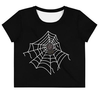 Spiders Web Crop Tee