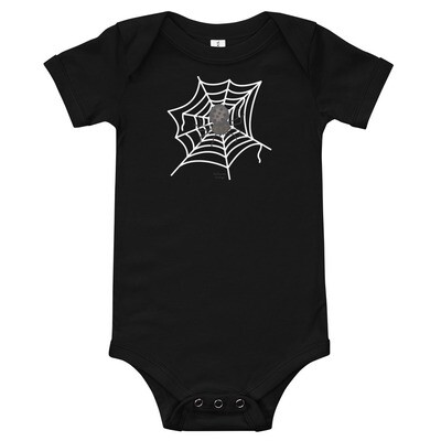 Spider's Web Baby short sleeve one piece