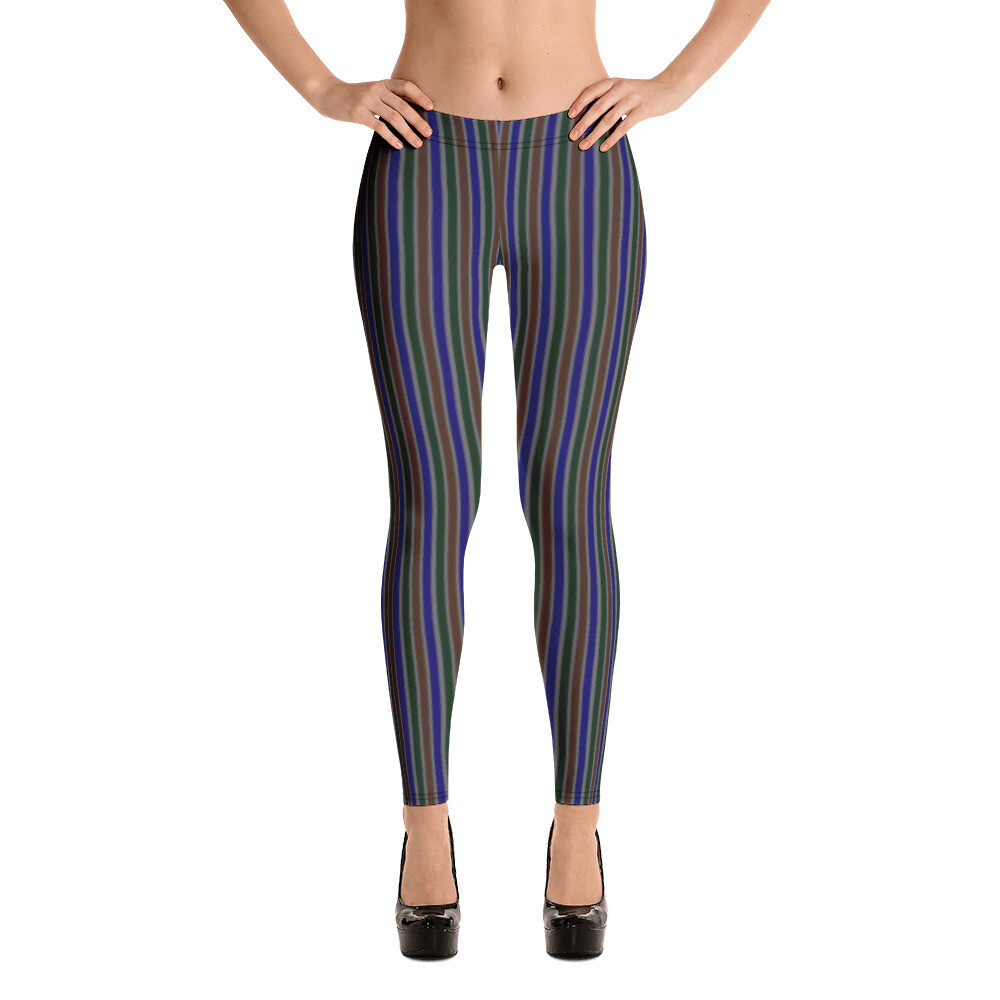 Forest Witch Striped Leggings