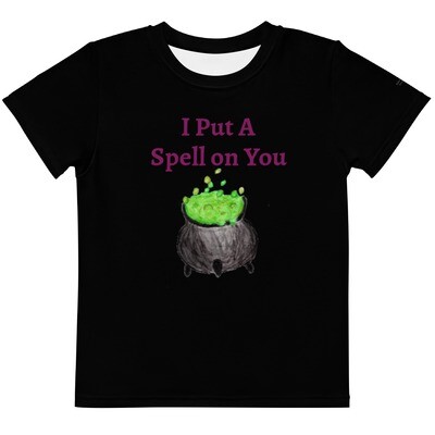 I Put A Spell On You Kids crew neck t-shirt