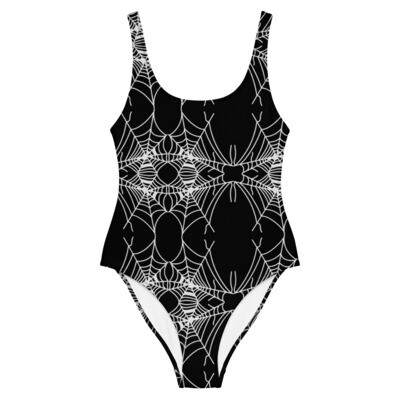 Spider Webs One-Piece Swimsuit