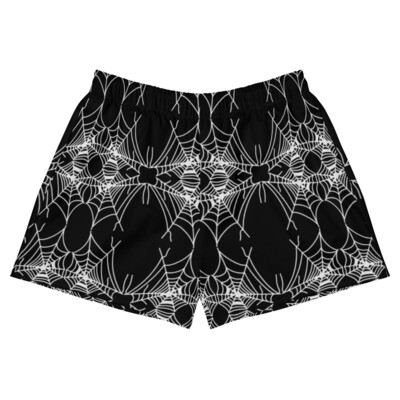Spider Webs Women's Athletic Short Shorts