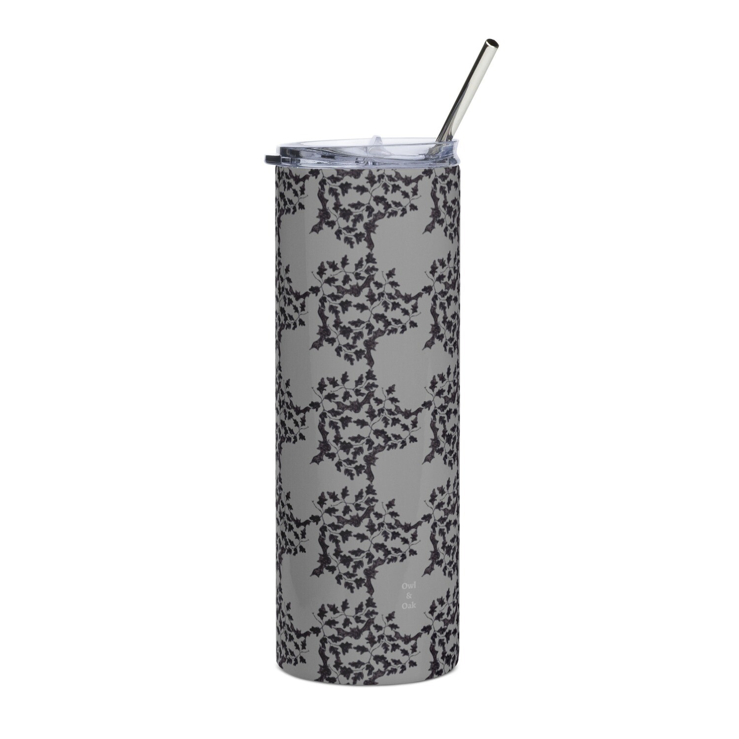 Eerie Bats and Branches Stainless steel tumbler