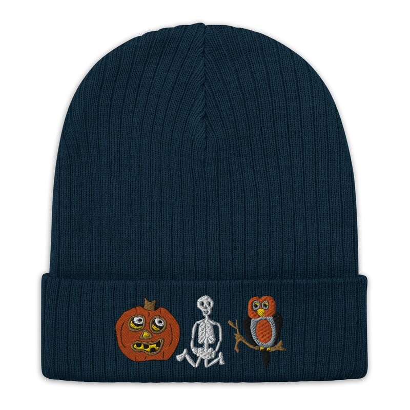 Halloween Crew Ribbed knit beanie