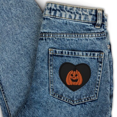 Jack O Lantern Embroidered patches