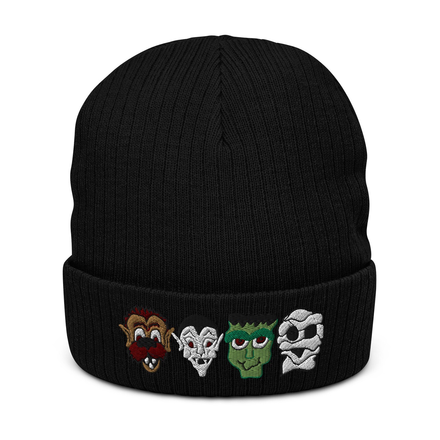Classic Monsters Ribbed knit beanie