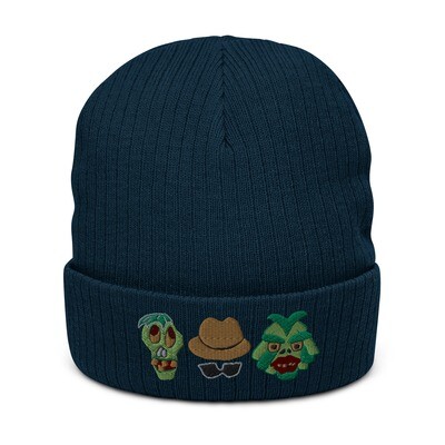B Movie Monsters Ribbed knit beanie