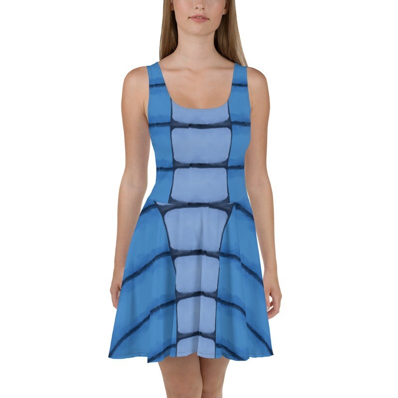 Alice In Wonderland Caterpillar Cosplay Skater Dress