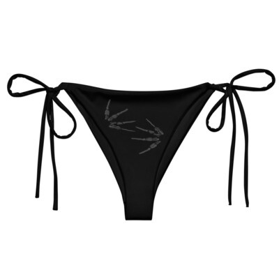 Freddy Krueger All-over print recycled string bikini bottom