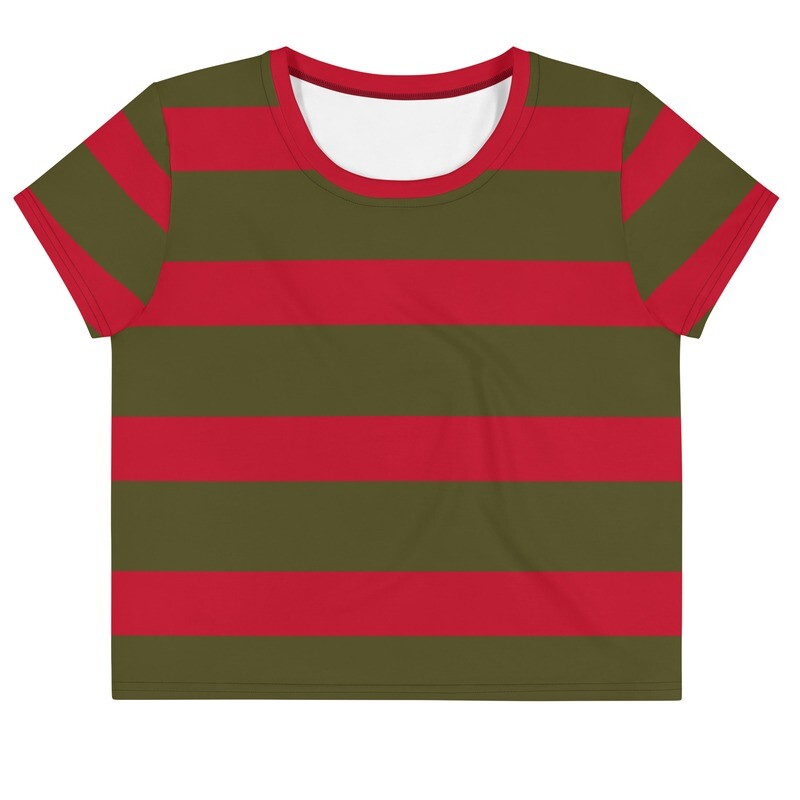 Freddy Krueger  Print Crop Tee