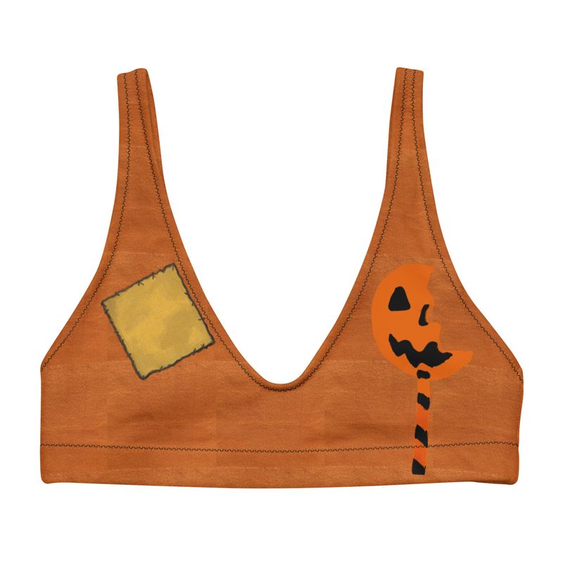 Trick R Treat Sam inspired Recycled padded bikini top