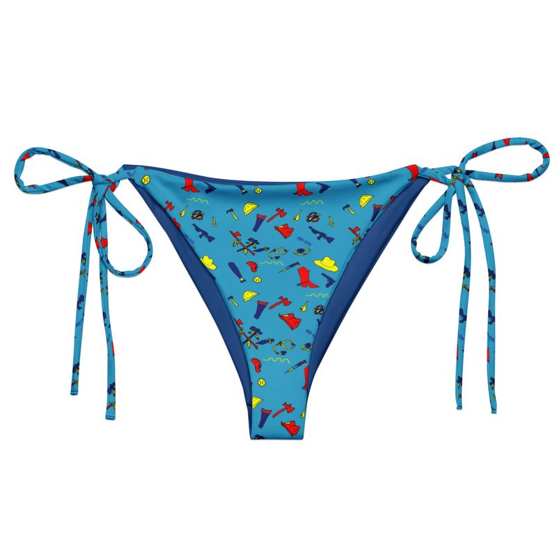 Chucky recycled string bikini bottom