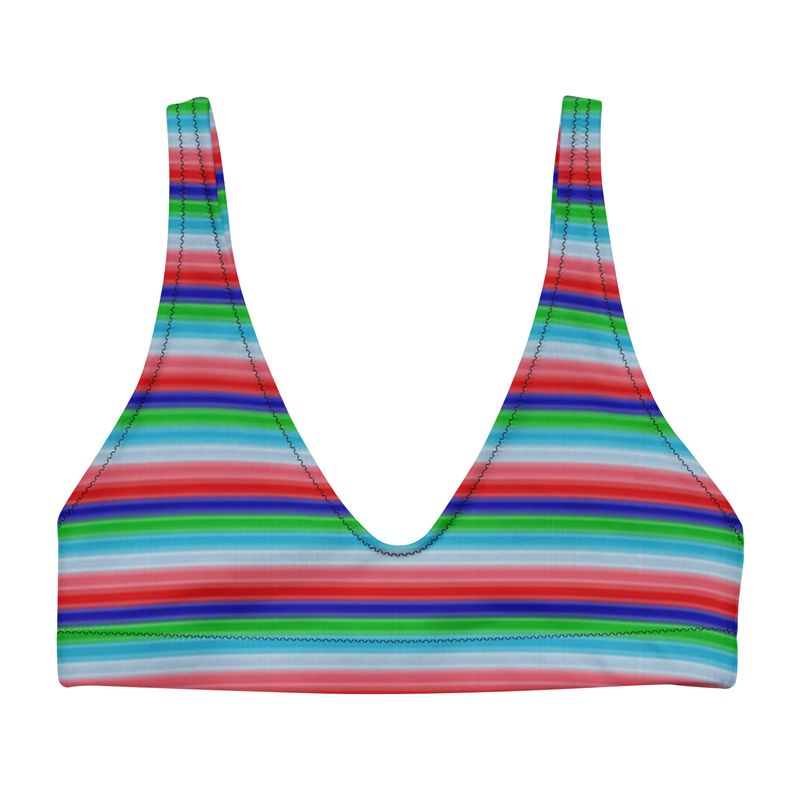 Chucky Recycled padded bikini top