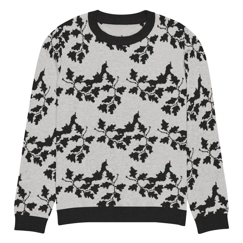 Bats and Branches Knitted crew neck sweater