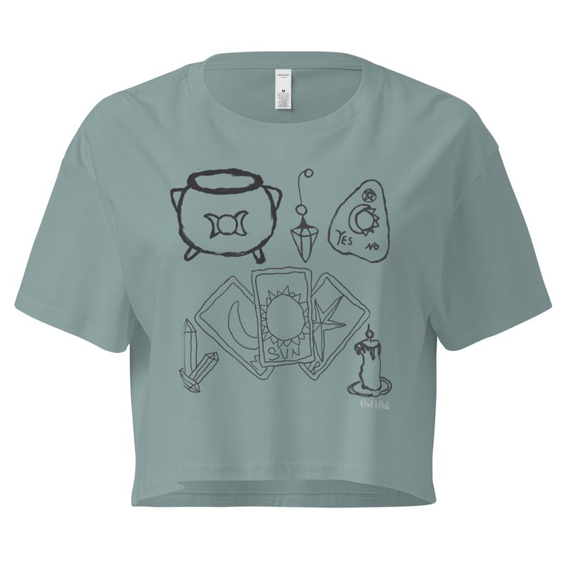 Divination Tools Women’s Crop Top