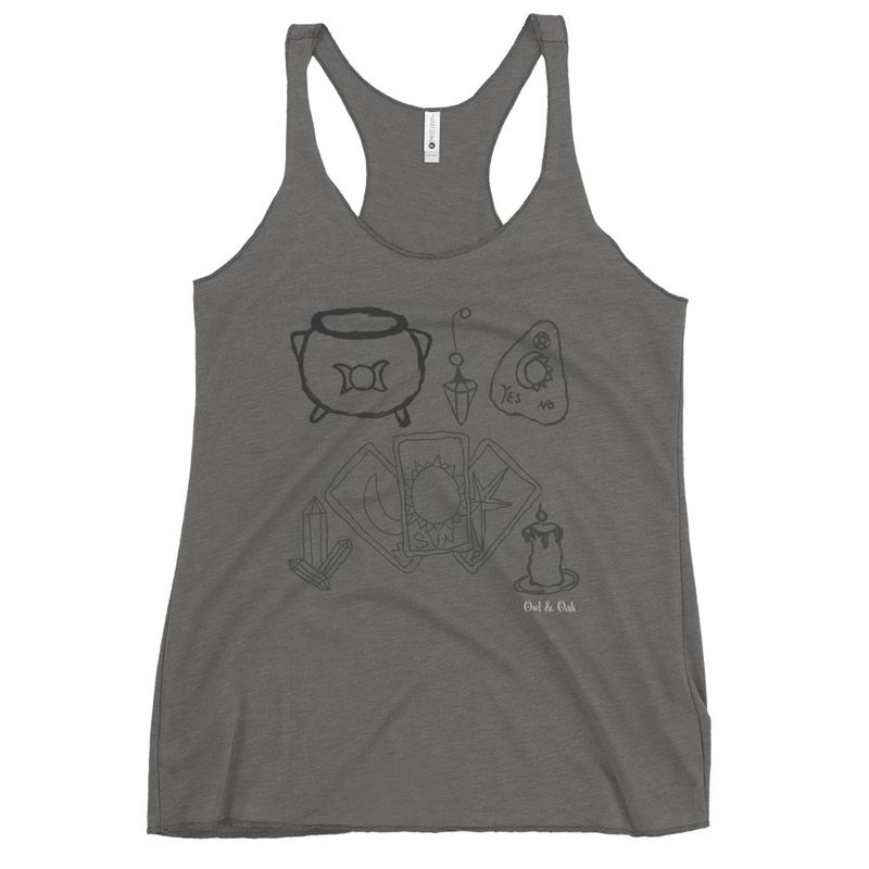 Divination Tools Women's Racerback Tank