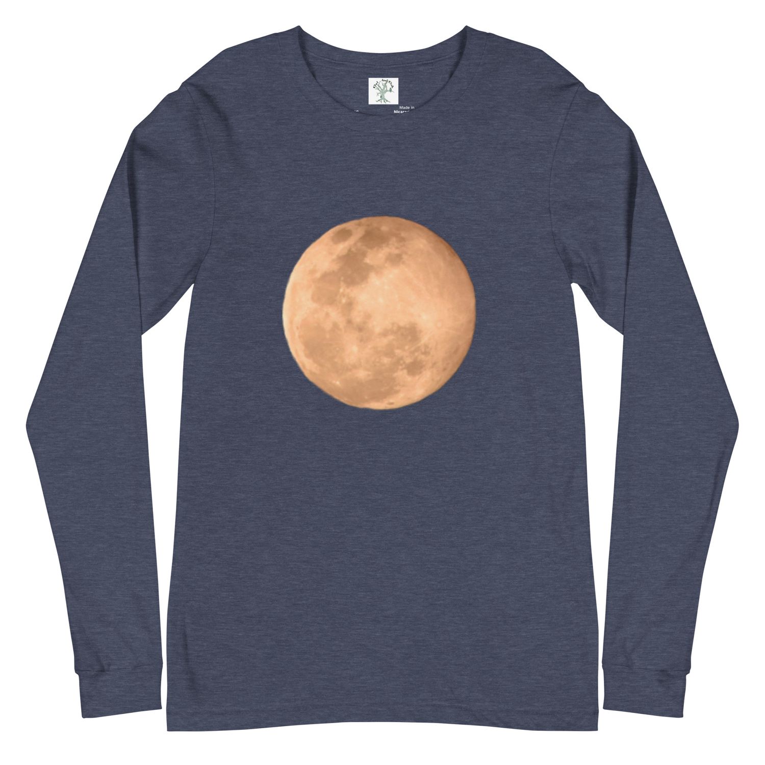 Full Moon Unisex Long Sleeve Tee