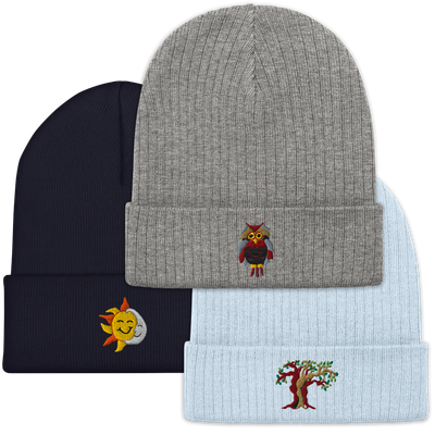 Embroidered Beanies and Hats