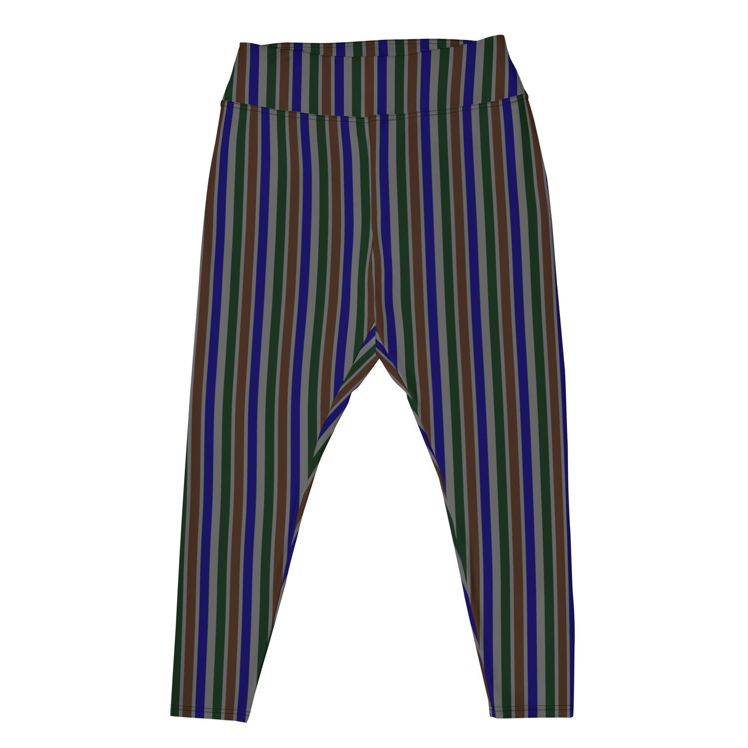 Forest Witch Striped Plus Size Leggings