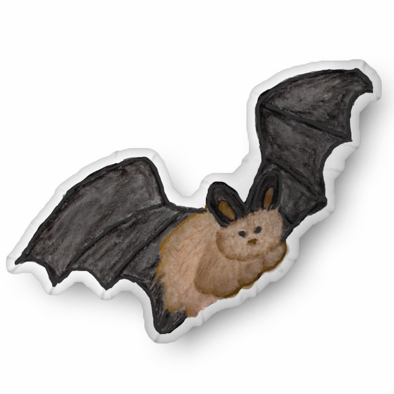 Cute But Spooky Bat Custom-shaped Pillow