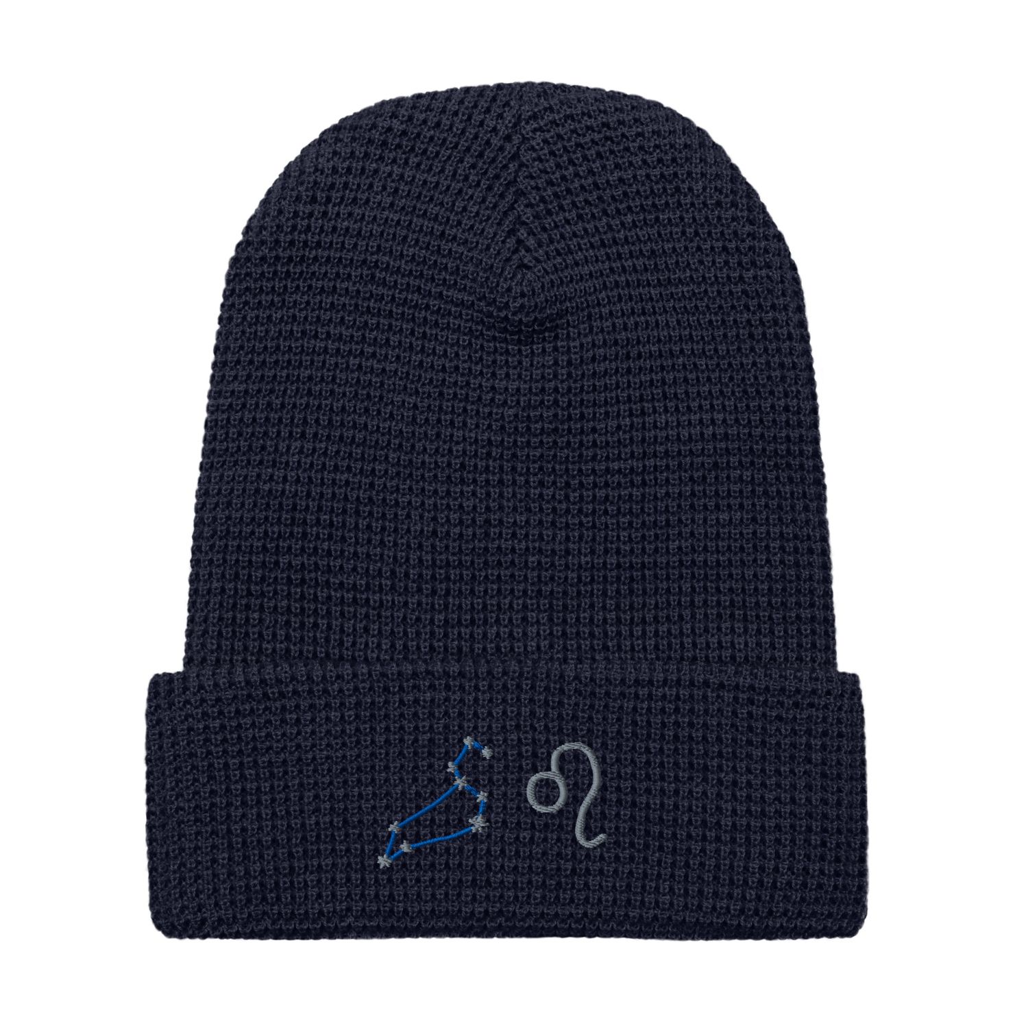 Leo Constellation and Zodiac Sign Waffle beanie