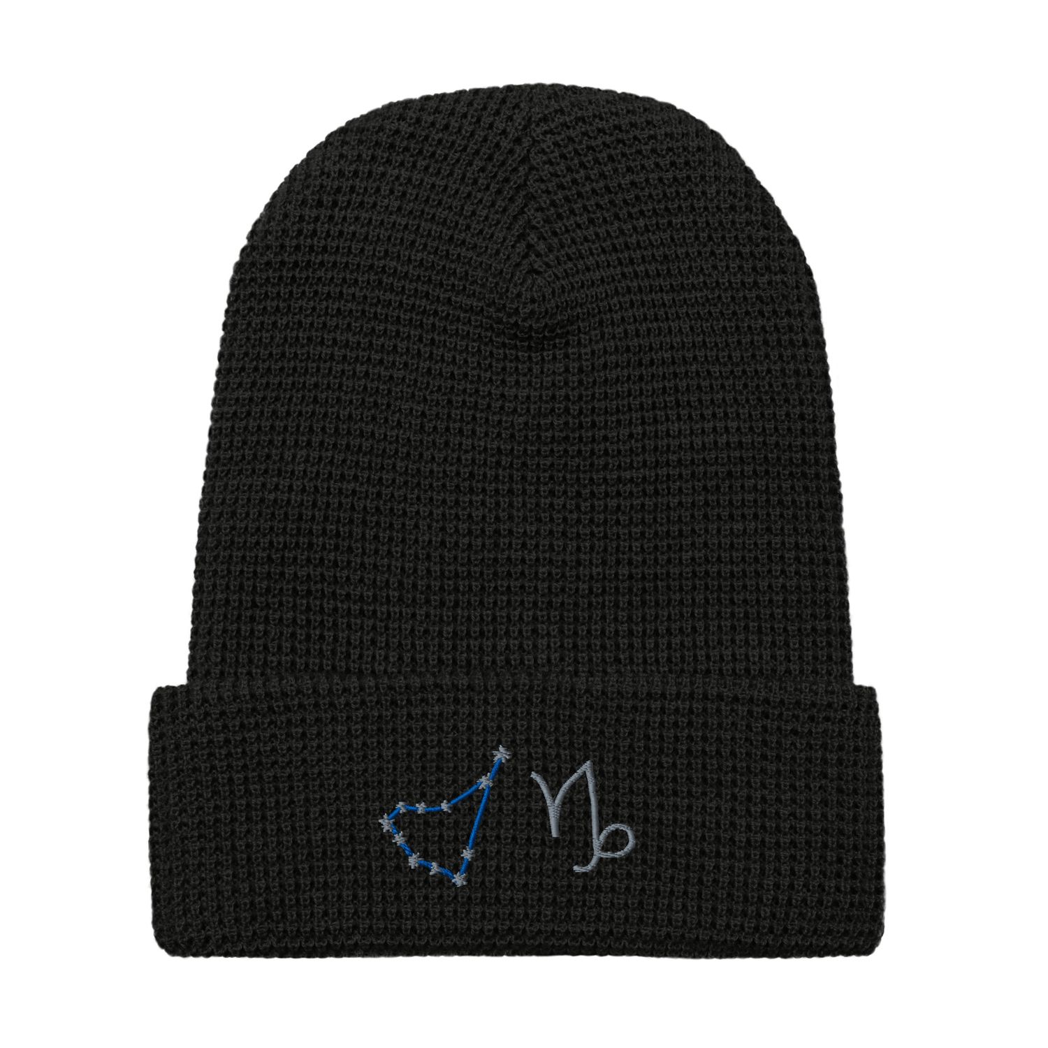 Capricorn Constellation and Zodiac Sign Waffle beanie